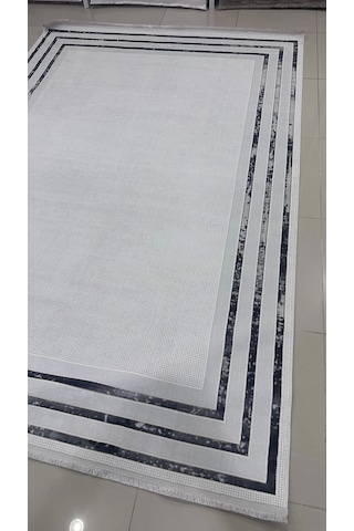 Safyün Halı Kadife Kf452 Gri 200 X 290 Renkli