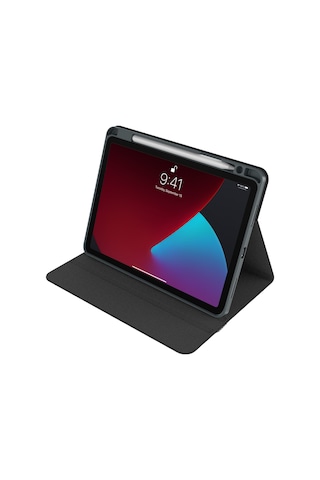 Apple Uyumlu iPad Pro 12.9 2022 M2 Raptic Smartstyle Kalem Bölmeli Standlı Tablet Kılıf Siyah