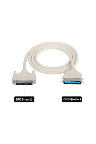 Lpt 25 Pin Paralel Port To 36 Pin Dotmatrix Yazıcı Kablosu 1.3m