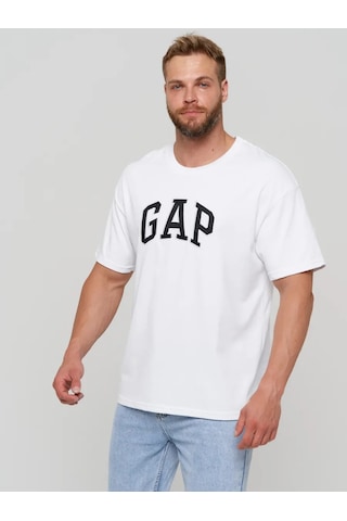 Gap Marka Tişörtü 444312285 Beyaz Pırlanta