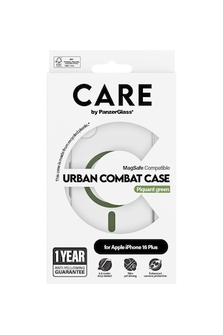 Care Flagship Green W. Magsafe Apple iPhone Uyumlu 16 Plus Yeşil