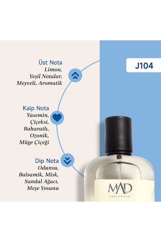 Mad J104 Selective Erkek Parfüm EDP 50 ML