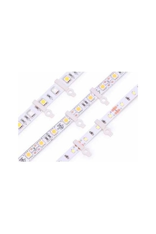 Şerit Led Sabitleme Aparatı Ip20 (10 Adet) Vida Dahil