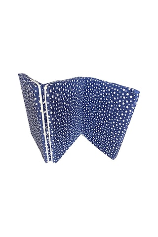 Tek Kişilik Katlanır Yer Yatağı Sünger Yatak Lacivert Yıldız 80x180 Cm-6 Cm