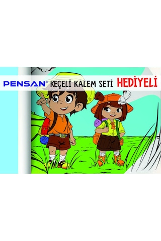 30x120 Boyama Rulosu Yaman Safaride + Adel 12'li Keçeli Boya Kalemi