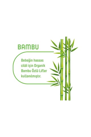 Pure Baby Wipes Organic Bambu Islak Havlu Mendil 90 Yaprak 2'li