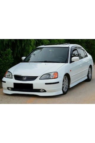 Honda Civic Vtec 2 Typer Ön Ek Karlık Mat Siyah Plastik 2001 2002 2003 Makyajsız Kasa Karlık+bodykit+ek