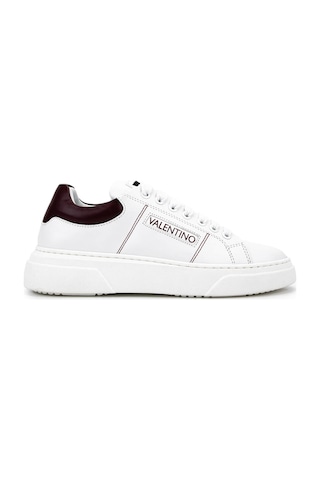 Mario Valentino Unisex Hakiki Deri Beyaz/bordo Sneakers & Spor Ayakkabı 1040 95s3909 Ayk Sk25-26 Whıte/bordeaux Beyaz-bordo