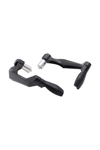 Neevoyu Motorcycle 18mm Direksiyon Koruyucu, Abs Malzeme Fren Kol Koruma Aleti, Siyah, Çift Set