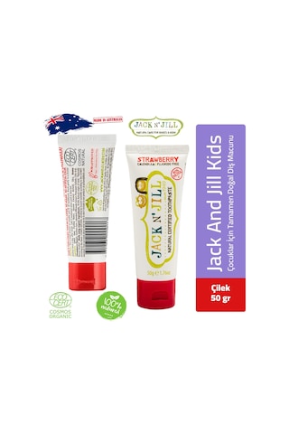 Jack N'Jill Çilek Doğal Diş Macunu 50 G