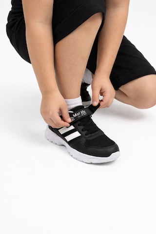 Adımist Çocuk Ortopedik Cırtlı Hafif Unisex Sneaker Spor Ayakkabı Maf Cırtlı Siyah