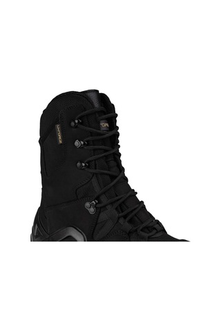 Falcon Su İtici Özellikli Siyah Askeri Tactical Outdoor Fermuarlı Nubuk Bot Siyah