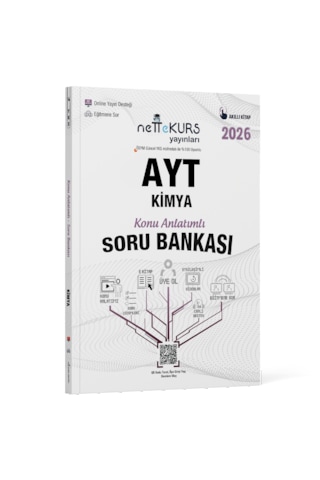 Nettekurs Yayınları Yks Ayt Kimya Konu Anlatımlı Akıllı Soru Bankası