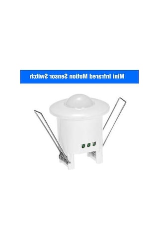 Pazly Mini Kızılötesi Hareket Sensörlü Anahtar 360 Derece Beyaz Diğer Model Diğer