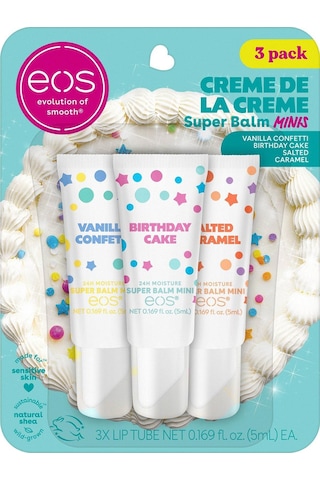 Eos Creme De La Creme Mini Super Balm Dudak Bakım Seti 3x5ml