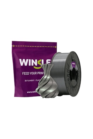 Winkle Pla Silk Filament Mercury Silver 1.75mm 1 Kg