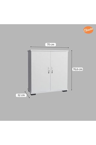Ayakkabılık Iki Kapaklı Ayakkabı Dolabı Ard-114 Ceviz