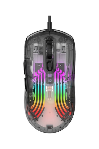 Cbtx Xunfox XYH10 Usb Kablolu Şeffaf RGB Oyuncu Mouse
