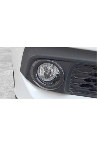 Honda Civic Fc5 Uyumlu Ön Sis Kaşı Ve Halka Kaplama Karbon