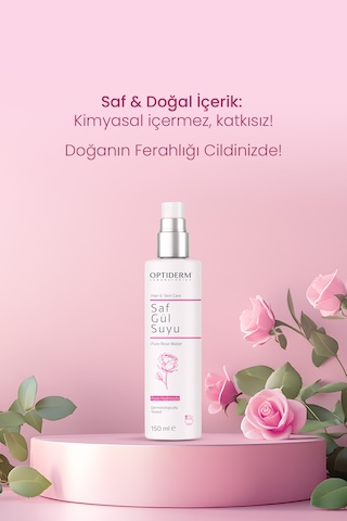 Optiderm Gül Suyu Gözenek Sıkılaştırıcı Aydınlatıcı Ve Arındırıcı