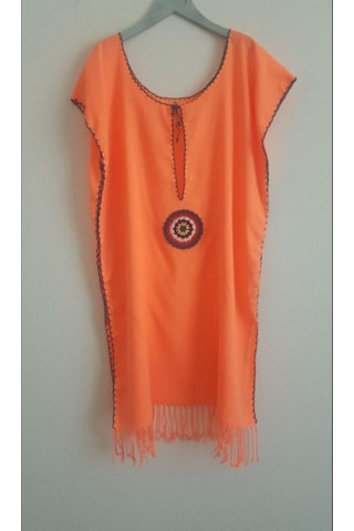 Plaj Elbisesi Turuncu