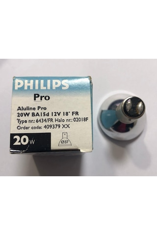 Phılıps 6434/fr 12v 20w Ba15d 18 Halojen Lamba
