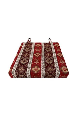 Sandalye Minderi Döşemelik Şark Köşesi Minderi,yer Ve Sandalye Koltuk Minderi 50x50x8 Kırmızı 4 Adet Mavi