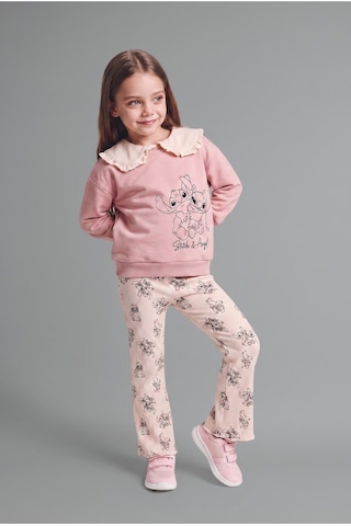 Defacto Dısney Lılo & Stıtch 2li Takım Kız Bebek G8740a526spbr86 Pembe-br86