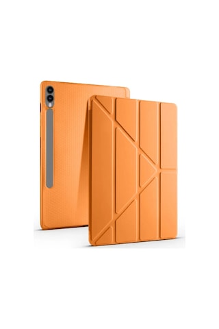 Samsung Galaxy Uyumlu Tab S7 Fe S8 Plus T970/x800/t733/t737/t736 12.4" Kalem Bölme Arka Silikon Kapak Kılıf Kılıf