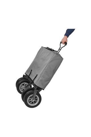 Katlanır 4 Tekerlekli Kamp Plaj Arabası Taşıma Arabası Aa003