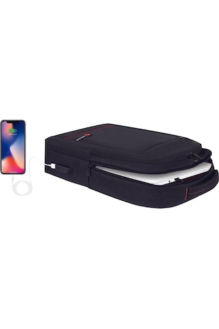Mack Mcc-006 15.6" Office Usb Girişli Notebook Sırt Çantası Siyah