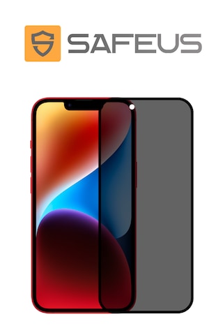 Safeus Tam Kaplayan Hayalet Parmak İzi Bırakmayan Safir Ekran Koruyucu Cam , Apple Uyumlu iPhone 14 İle