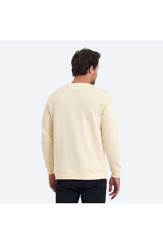 The Crow LIFE Erkek  Bej Sweatshirt
