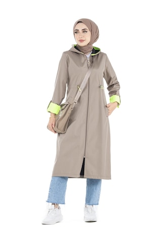 Sevitli Neon Trençkot-vizon-2450-vizon Vizon