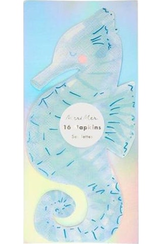 Meri Meri - Seahorse Napkin - Denizatı Peçete