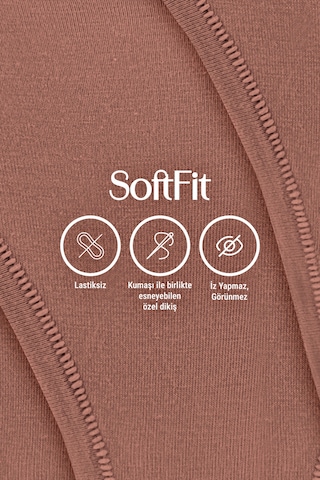 İz Yapmayan Basic Kadın Yüksek Bel Bato Külot Modal Pamuk 6'lı - Softfit Latte,bronz,bitter