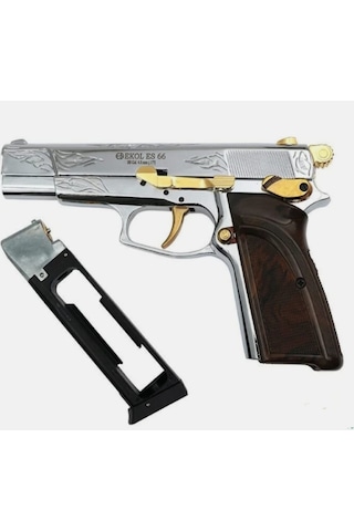 Ekol Es 66 Parlak Beyaz İşlemeli Airsoft Tabanca Yeni Versiyon