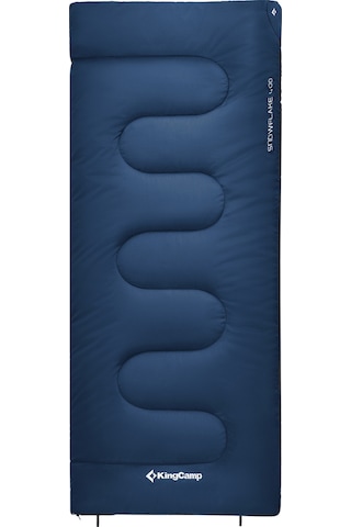 Kingcamp Snowflake 400 Ultra -15 C Uyku Tulumu Navy Sağ F. Mavi