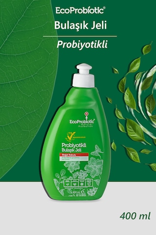 Probiyotikli Bulaşık Jeli 400 Ml Temiz İçerikli, Çevre Dostu, Ağır Kimyasal İçermez