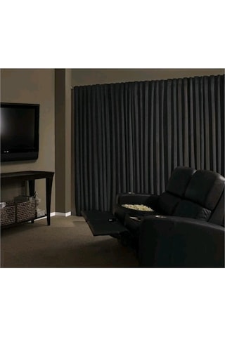 Evdepo Home Blackout Karartma Fon Perde Koyu Gri