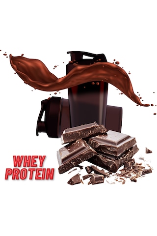 Whey Protein Wpc %80 -vitamin B6&b7 Takviyeli -enzim Destekli -çikolata Aromalı 1050gr 30 Servis
