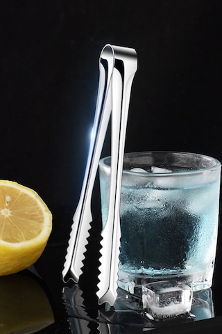 Çelik 21 Cm. Buz Ve Şeker Maşası Mt129