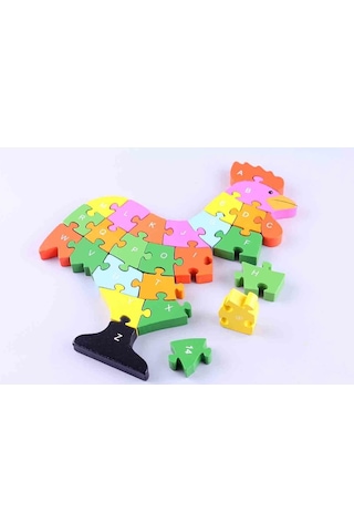 Ahşap Lego Bulmaca / Horoz