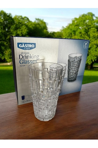 Kırılmaz Meşrubat Bardağı 300 Ml Kokteyl Kadehi 10 Adet Şeffaf