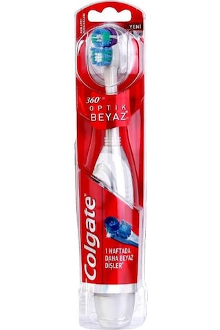 Colgate 360 Optik Beyaz Pilli Diş Fırçası