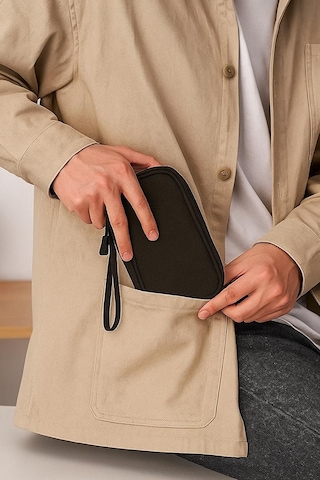 Geniş Kapasite Organizer Organiser Kablo Ssd Telefon Elektronik Düzenleyici Çanta Su Geçirmez Siyah