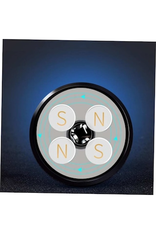 Neevoyu Siyah Araç Ve Masaüstü Manyetik Telefon Tutucu - 360 Dönebilen, Evrensel Uyumlu, Güçlü Tutma, 1 Adet Kutulu