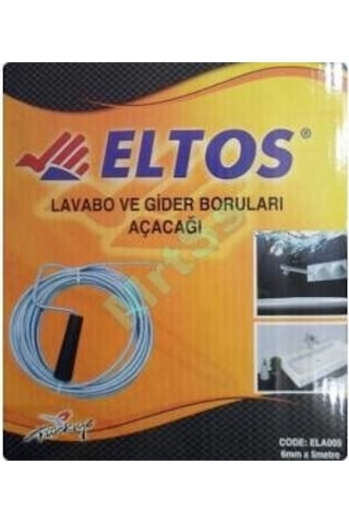 Lavabo Ve Gider Açma Teli Sustası Çelik Tel 3 Mt.