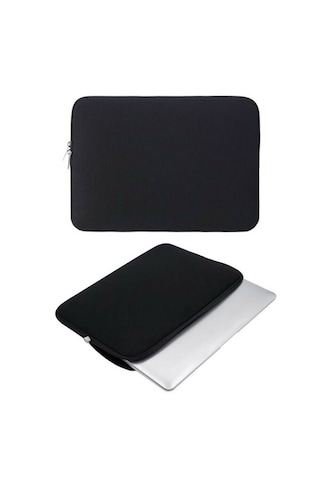 Apple MacBook Uyumlu Air 13.6 Inç 2023 A2681 M2 Işlemcili Koruma Koruma Çantası Kese Kılıf Su Geçirmez Ölç:22-31 Siyah