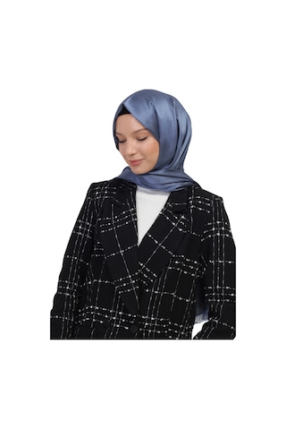 Çift Taraflı Düz Jakar Şal Parlak & Mat Dokulu, Özel Gün Şalı, Düz Renk Kot